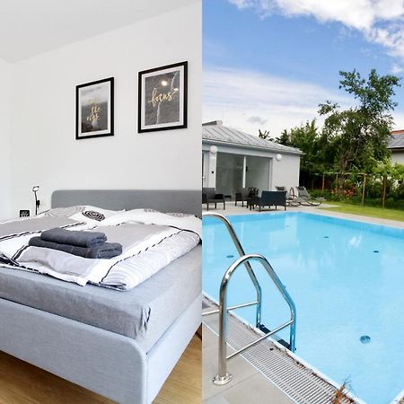 Modern Balcony Apartment With Pool Close To Lake In "Donaustadt" Viyana Dış mekan fotoğraf